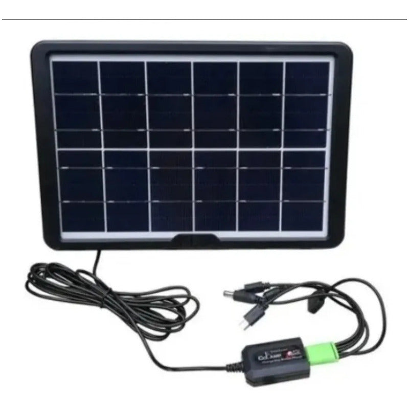 Cargador Solar Panel Portátil Celular Energía Solar Usb