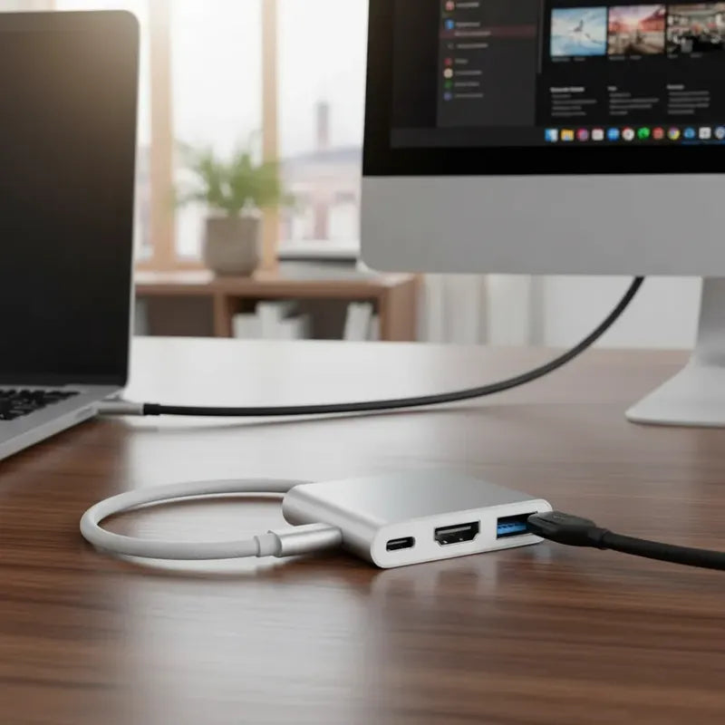 Adaptador Usb-c Hdmi 3 En 1 1hdmi, Usb Y Tipo C