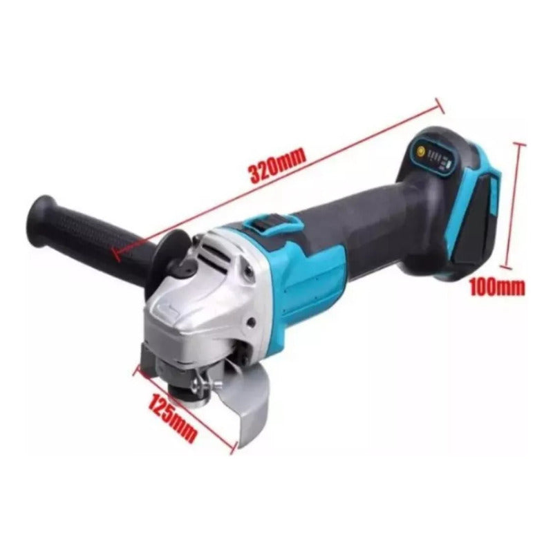 Esmeril Angular Grande Inalámbrico Con Batería Y Cargador 267013 50hz