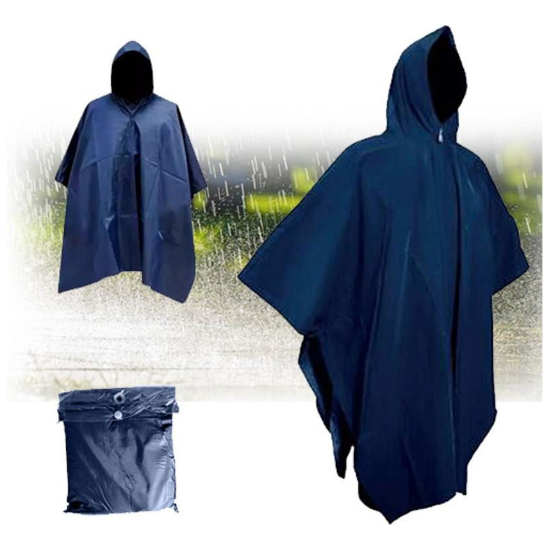 Poncho Impermeable Resistente Pvc Capa Lluvia Chubasquero