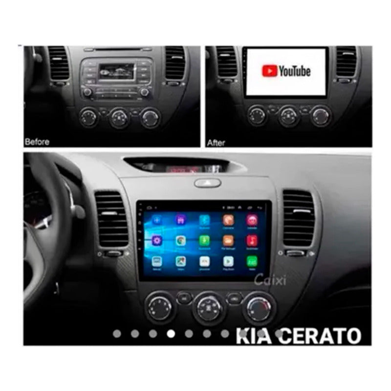 Bisel Adaptador Kia Cerato 2013-18 Para Radio De 9 Pulgadas