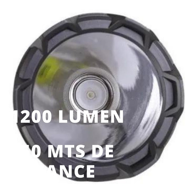 Linterna Grande Led Recargable Usb, Resiste Agua