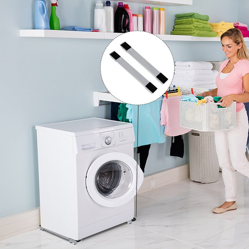 Soporte Con Ruedas Base Ajustable Para Mover Lavadora Nevera