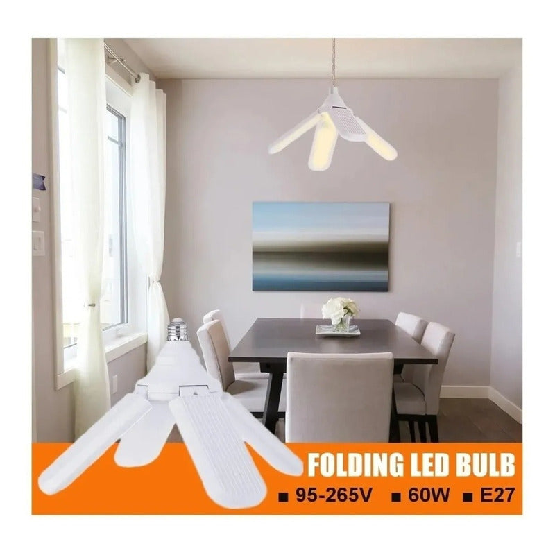 Ampolletas Led 4 Aspas Ángulo Ajustable 60w Ahorradora