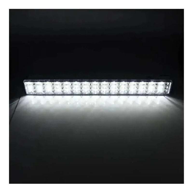 Pack X2 Lámparas Luz Led De Emergencia Recargable 24 Hrs Col Blanco