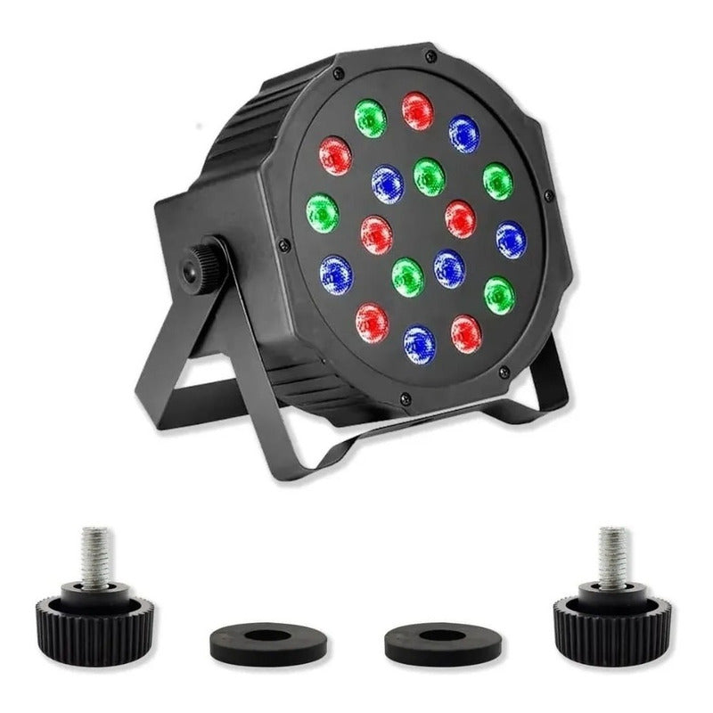 Luz De Disco Proyector Se Mueve Con El Sonido De La Música