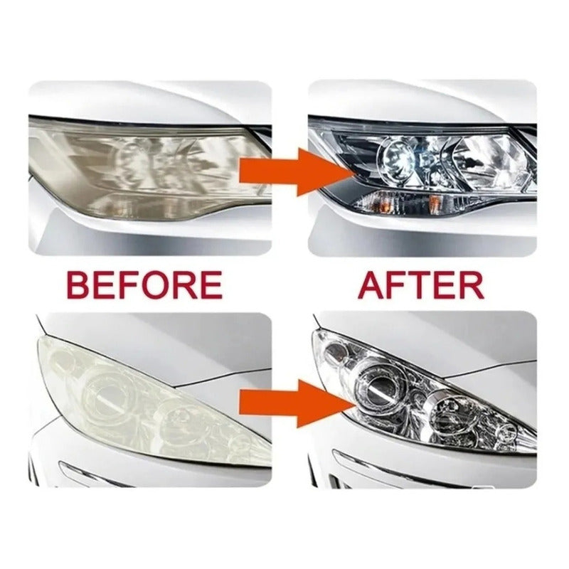 Kit Reparación De Faros Crema Y Accesorios Para Pulir Faros