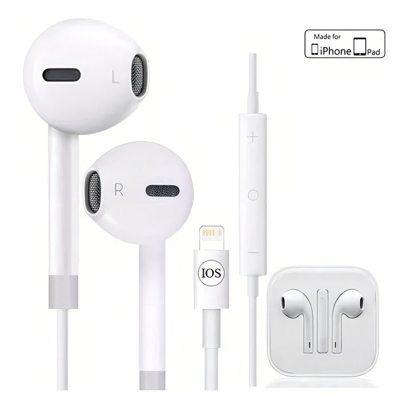 Audifonos Manos Libres Para iPhone 7 8 X Xr Xs 11 12 13 14 C