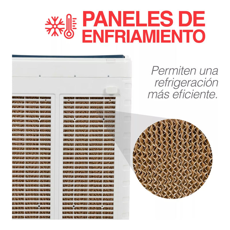 Enfriador De Aire 60 Litros Industrial Aire Evaporador Gris