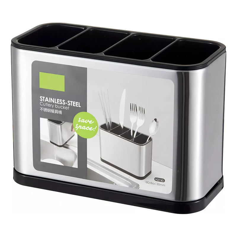 Escurridor De Cubierto Utensilios Cocina Acero Inoxidable