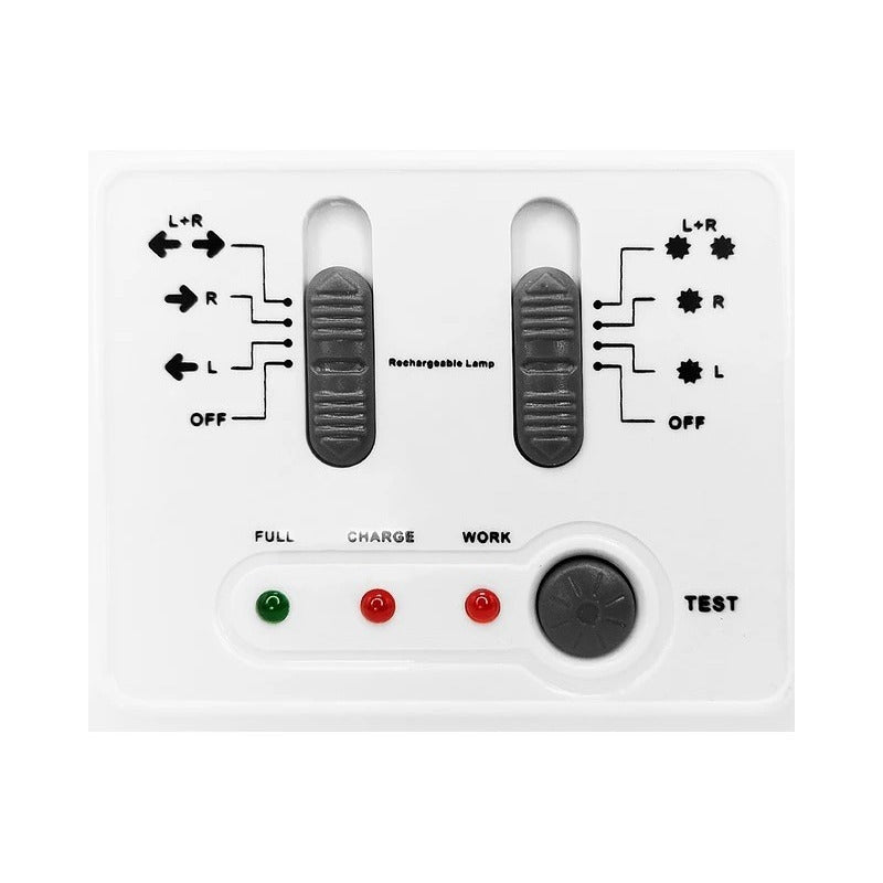Lámpara De Emergencia Encendido Automatico Ajustable