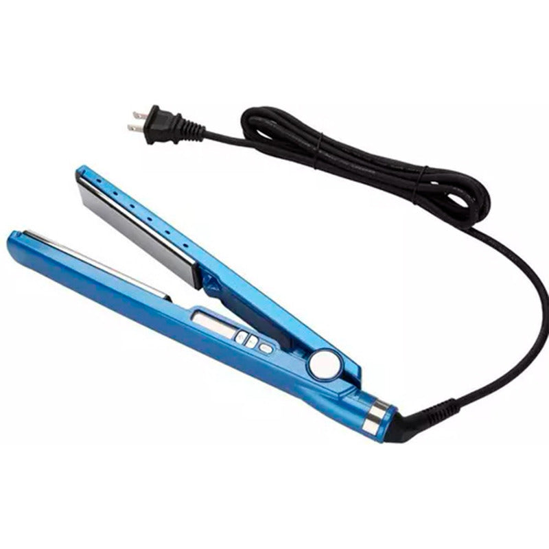 Plancha Para Cabello Alisar Alisado Pelo Nano Azul