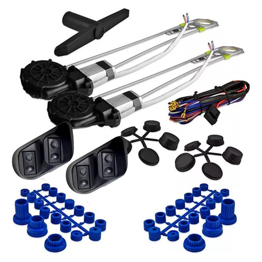 Kit Alza Vidrios Eléctrico Para 2 Puertas