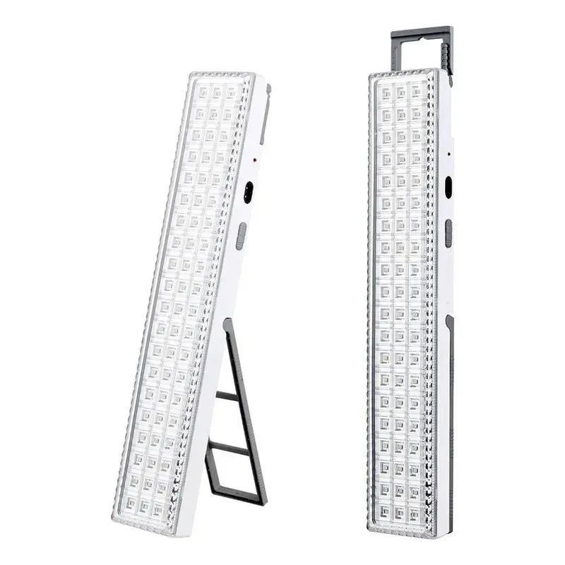 Pack X3 Lámpara De Emergencia Recargable Led Blanco Blanco