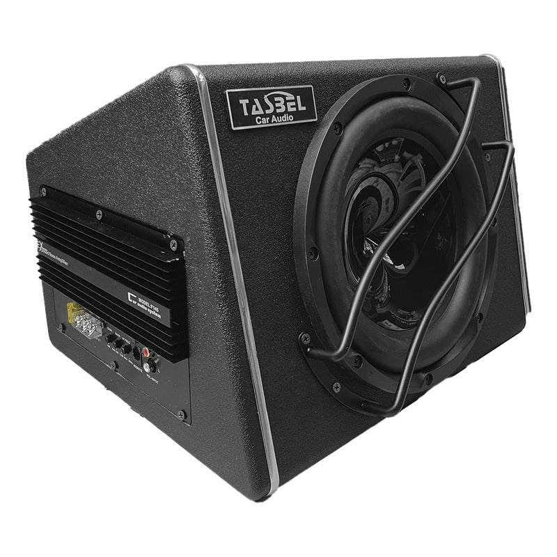 Subwoofer Amplificado Tecnohogar 2000w Para Auto Raistar Negro