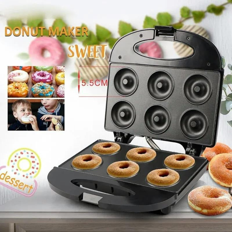 Maquina Para Donas Donuts Maker Antiadherente Negro