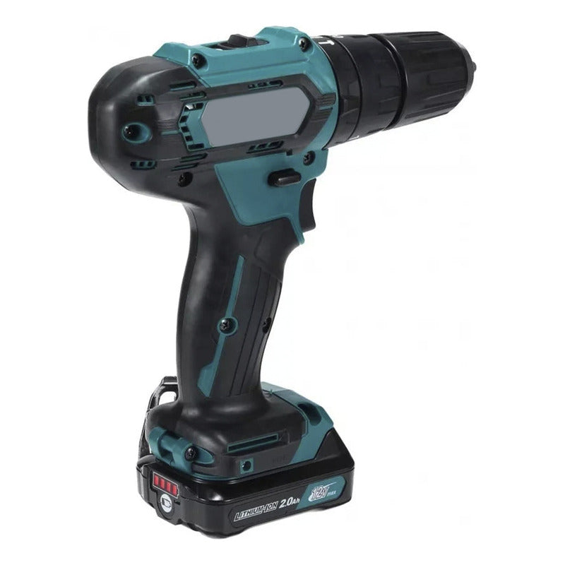 Taladro Atornillador Inalámbrico Con Maletin Azul 50 60 Hz
