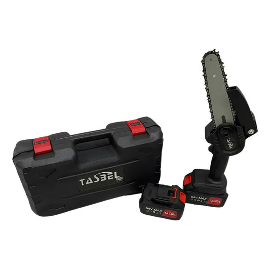Mini Motosierra Inalámbrica Sierra Portatil Alta Potencia Negro