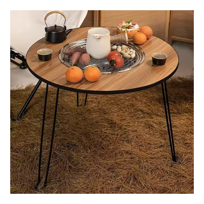 Mesa Parrillera Plegable Multifuncional Camping Asado Y Bbq