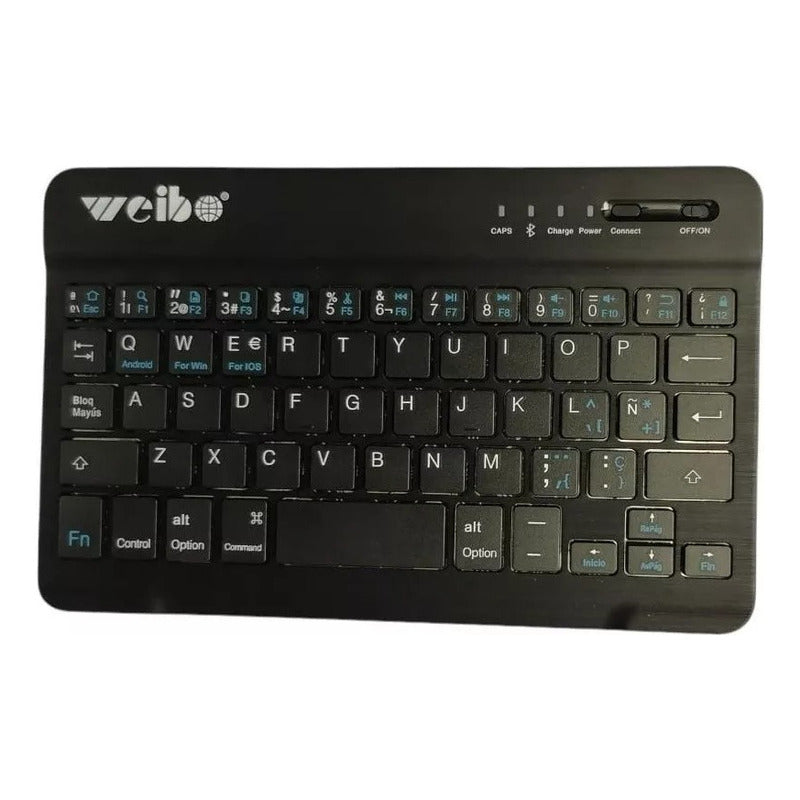 Mini Teclado Slim Inalámbrico Bluetooth Telefono Tablet Pc