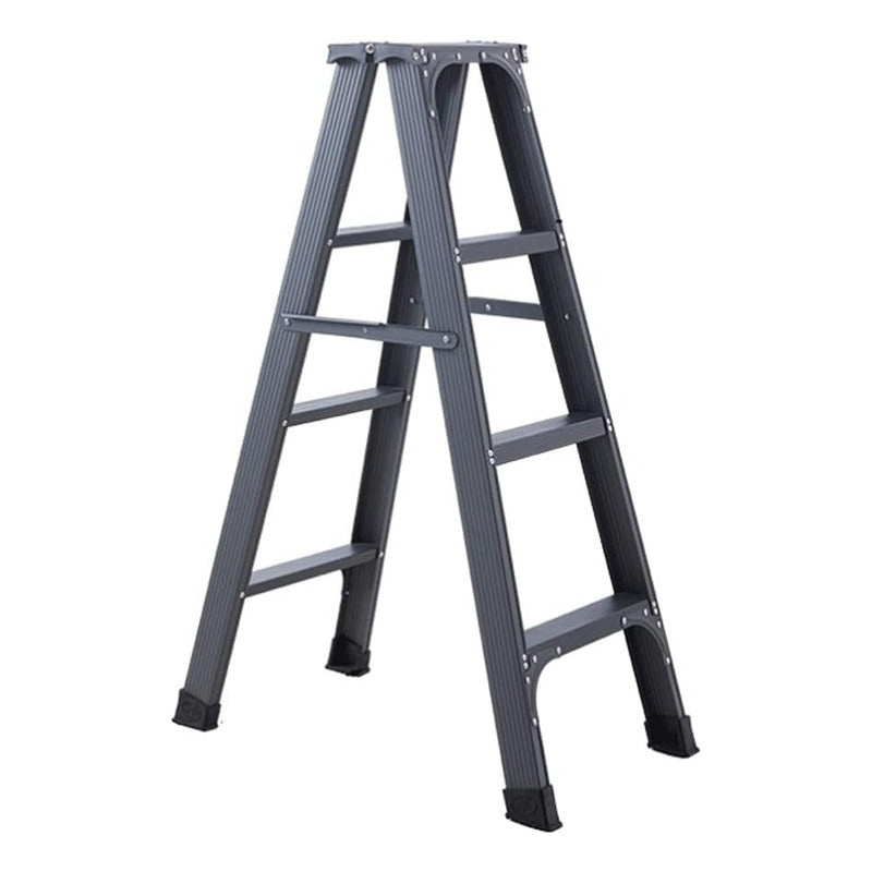 Escalera Plegable Reforzada Metálica 4 Peldaños