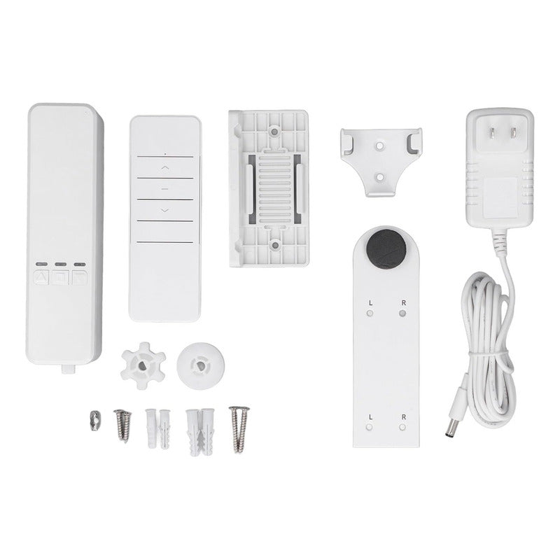 Motor Inteligente Wifi Para Cortinas Roller Control Remoto Blanco