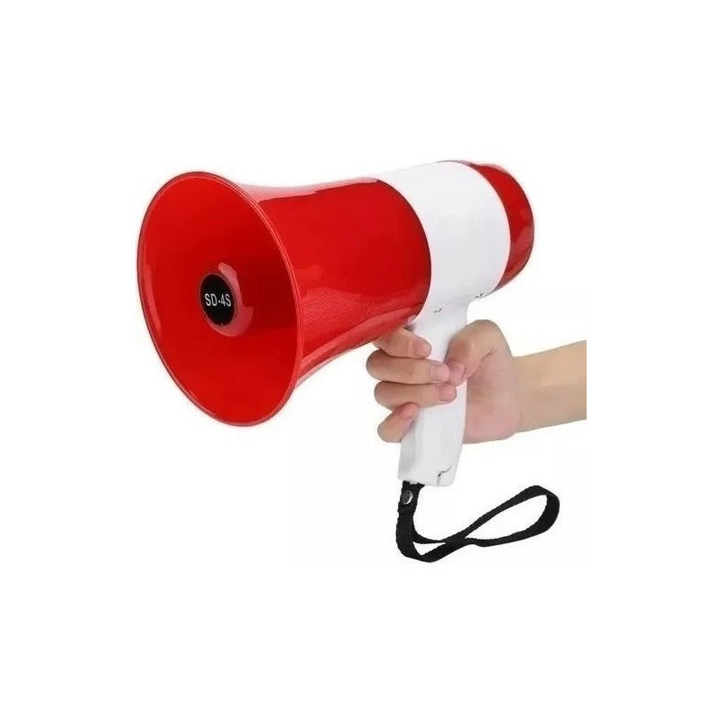 Megáfono 20w Dinámico De Mano Recargable