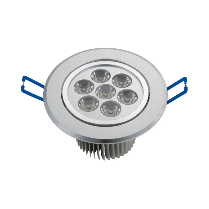 Foco Led Empotrable 7 W - 9 Cm, 630 Lm, Regulable, Embutido Blanco