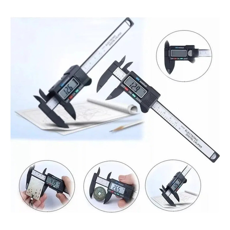 Pie De Metro Digital Profesional 0-150mm Calibre Vernier