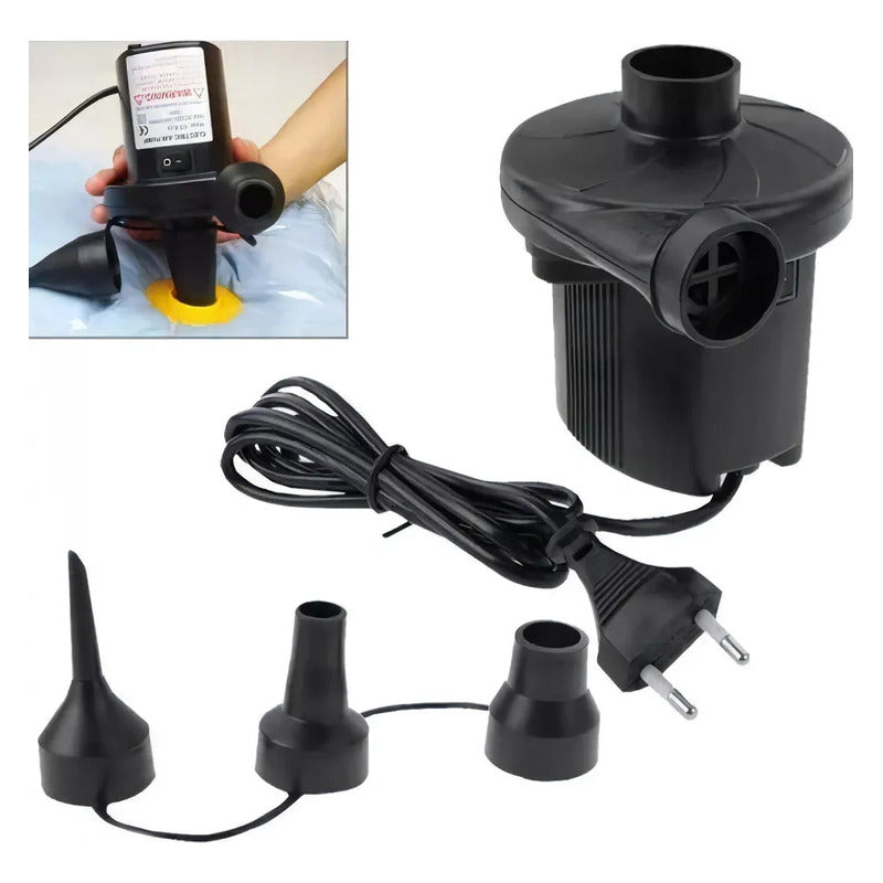 Inflador Electrico Para Cama Piscina Inflable Corriente