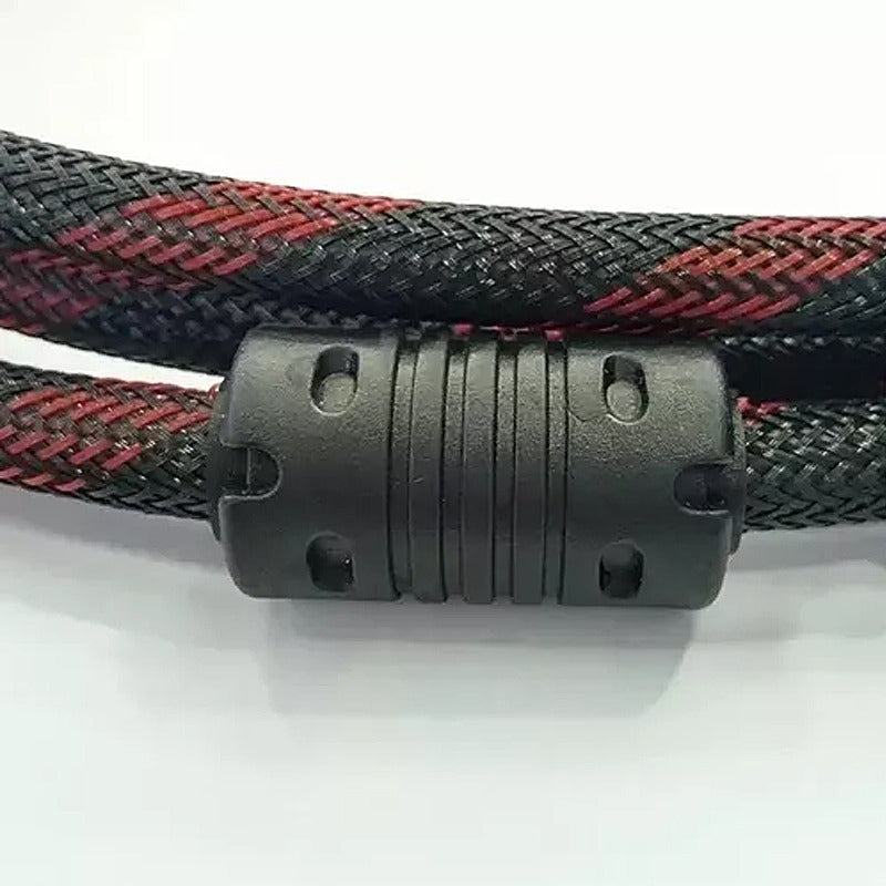 Cable Hdmi 10mts Full Hd Enmallado Pc Tv Largo