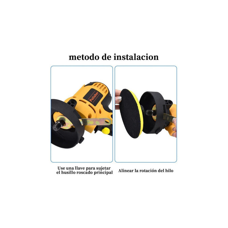 Pulidora Eléctrica Autos 700w 220v Encerador Cableada