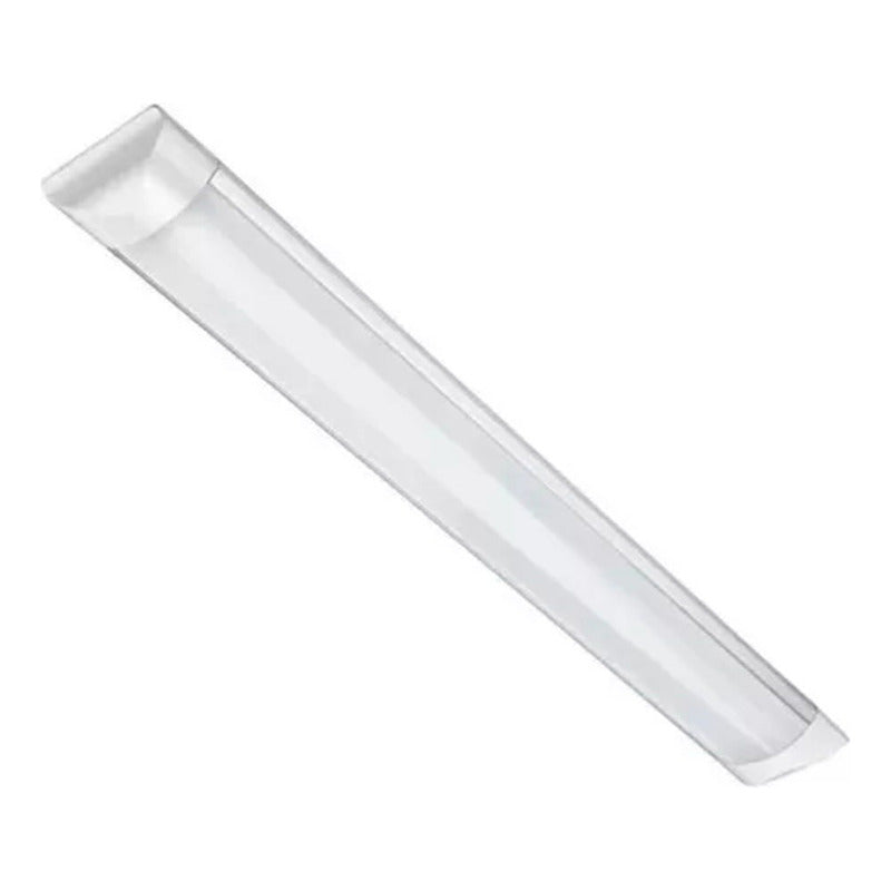 Pack 3 Tubo Led De Luz 18w Foco 60 Cm 220v Luz Blanca Fria Blanco