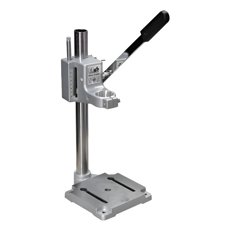 Kit Herramientas: Taladro Inalámbrico Portátil Azul 50 Hz + Prensa Soporte Pedestal Para Taladro