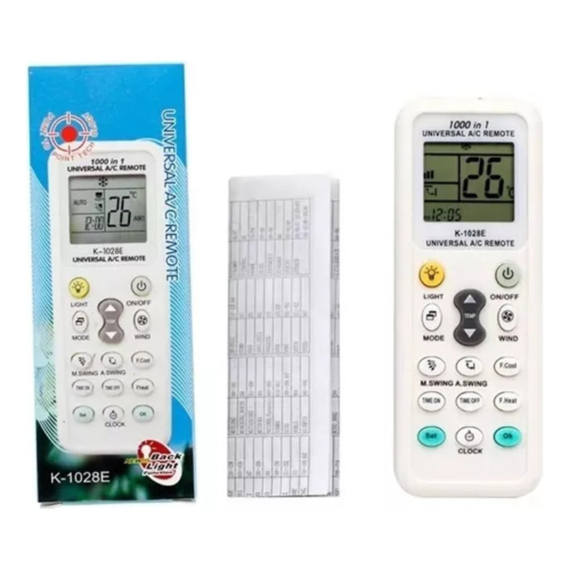 Control Remoto De Aire Acondicionado Universal K 1028e