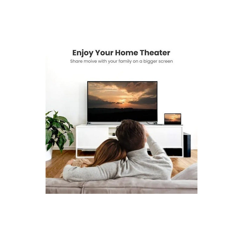 Cable Hdmi 8k/60hz Ultra Hd 5m 48gbps Conector Bañado En Oro