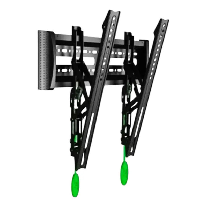 Soporte Tv De 32 A 65 Fijo Semi Inclinable Capacidad 36 Kg Negro