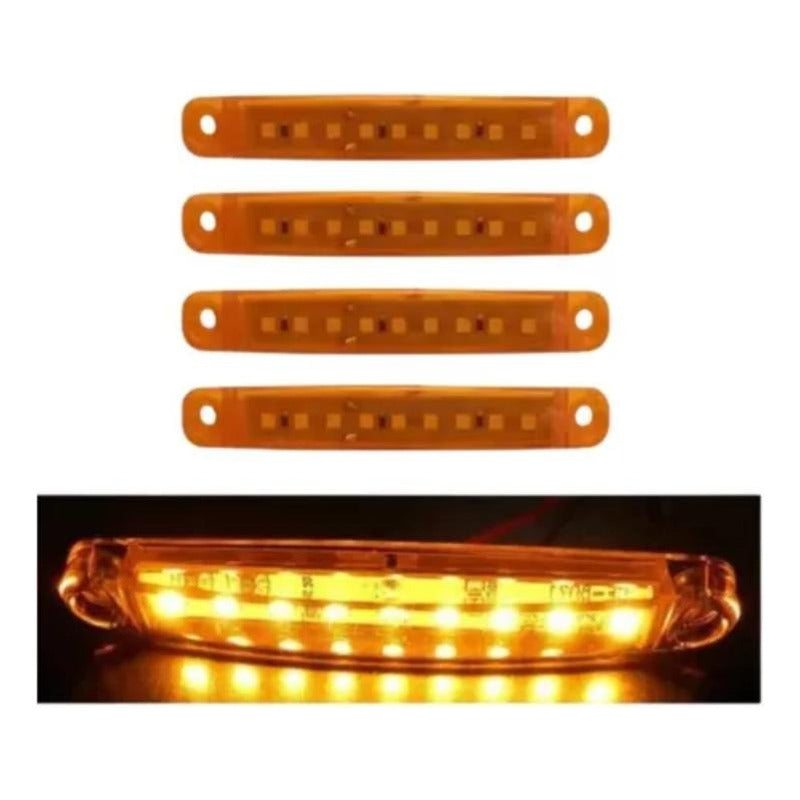 Luces Led 9-30v Laterales 4 Unidades Auto Camión