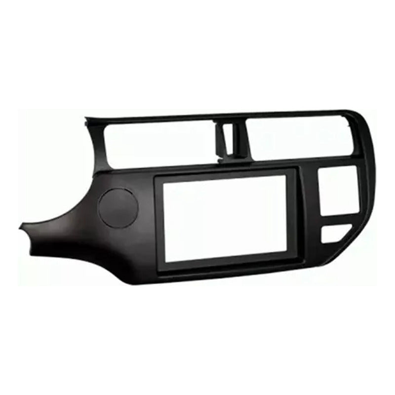 Consola Adaptador Bisel Cambio Radio Kia Rio 5 2010...2015 Negro