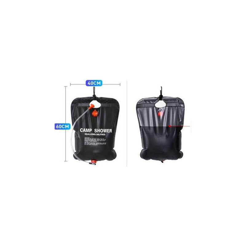 Ducha Portátil Solar Camping Playa 20 L Exterior Compacta