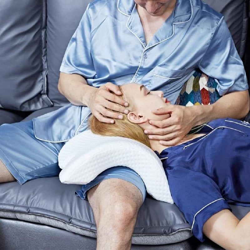 Almohada Ortopédica Cervical Curva Cojín Libre Presión