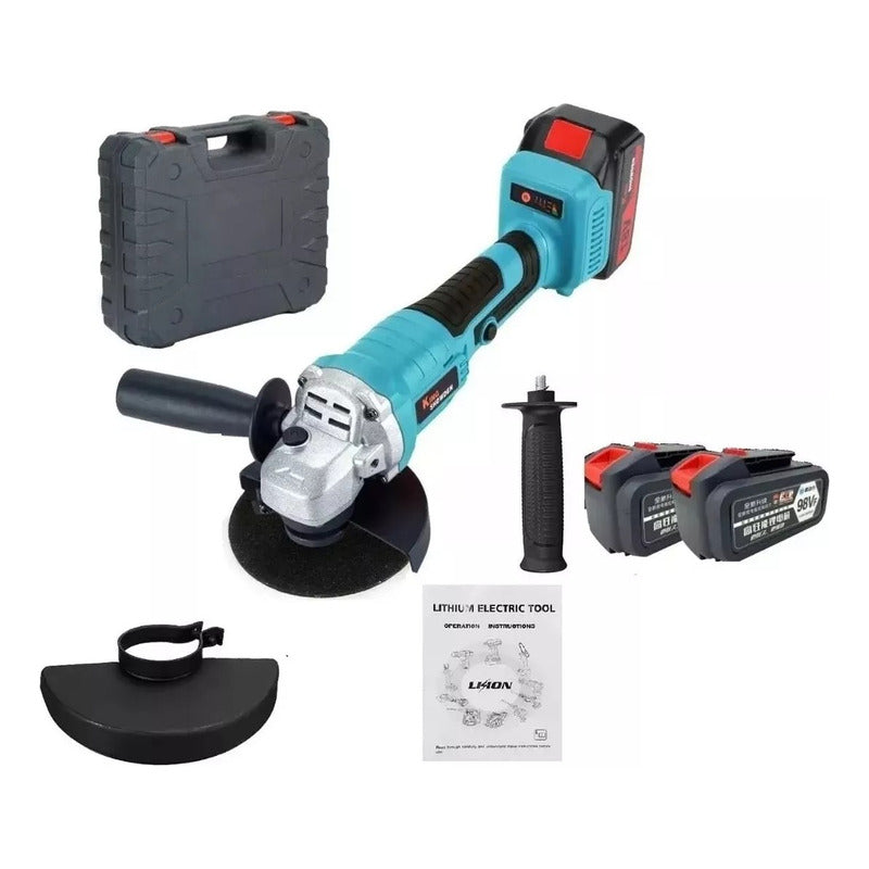 Esmeril Angular Grande Inalámbrico Con Batería Y Cargador 267013 50hz
