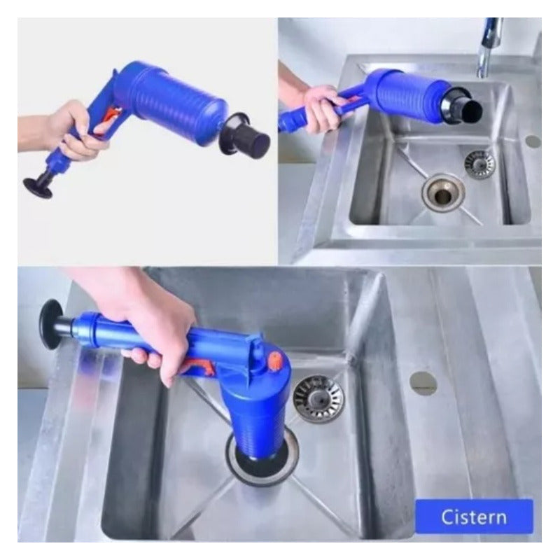 Bomba Destapacaños Tuberias Desague Jet Baño Gasfiter