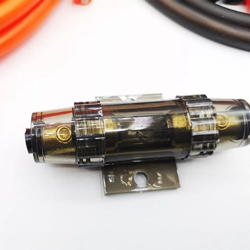 Kit Cables 1000w Auto 4ga Para Amplificador Subwoofer