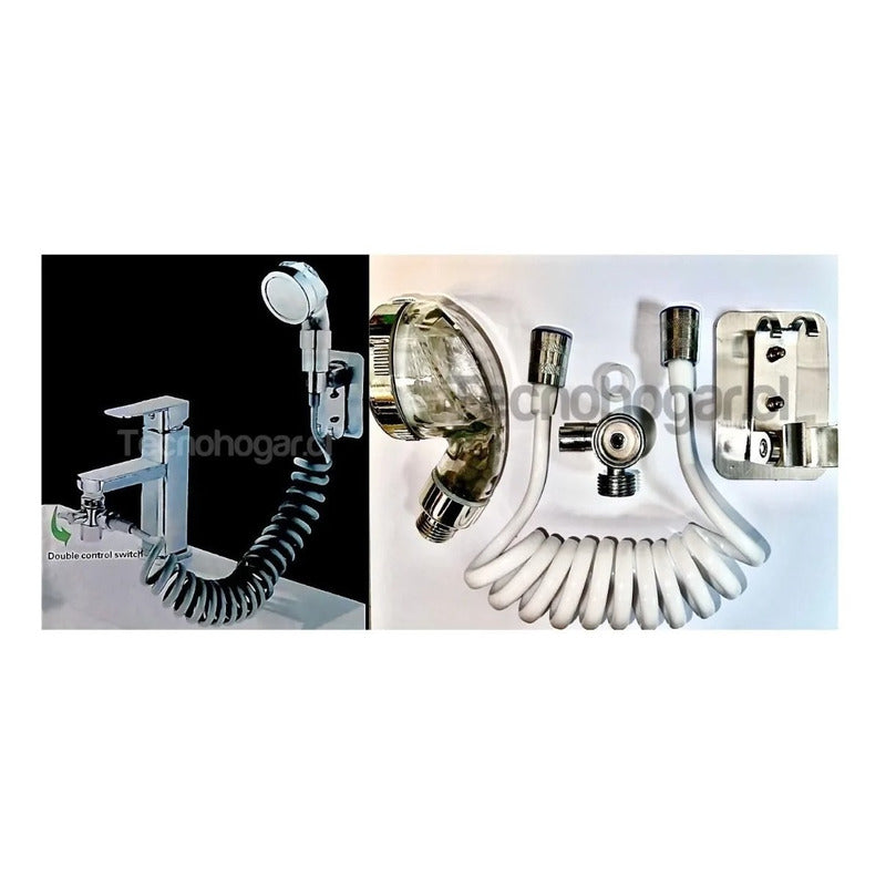 Llave Con Extencion Flexible Lavaplatos Lavamanos Fregadero