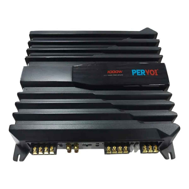 Amplificador De Audio Pervoi 1000w Sonido Para Autos Negro