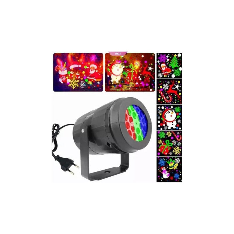 Proyector Luces Led Navidad Multicolor Exterior Interior