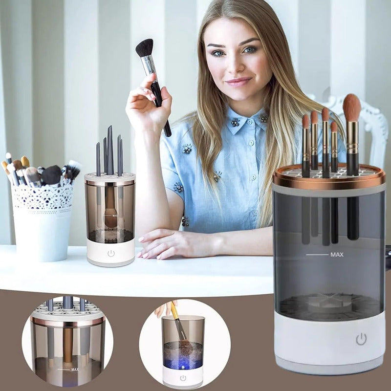 Limpiador De Brochas De Maquillaje Electrica Usb