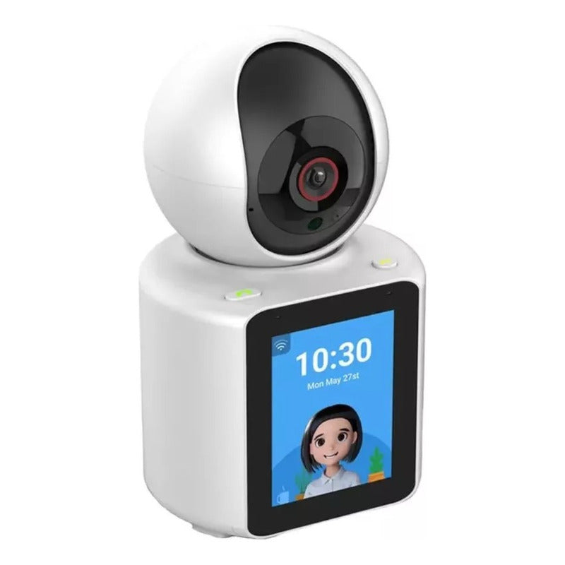 Monitor De Bebé Con Cámara Ip Wifi 2.4g 360°voz Y Video Blanco