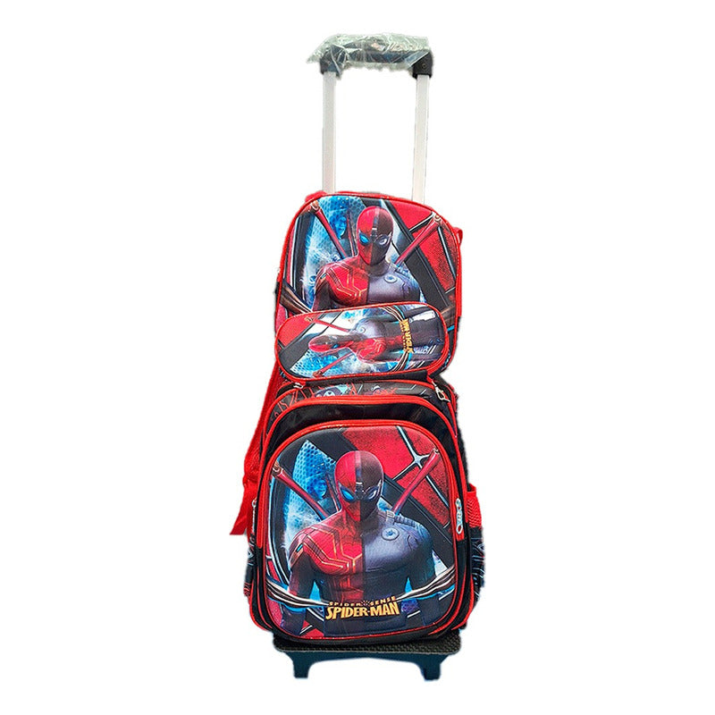 Mochila Bolso 3 En 1 Lonchera Y Cartuchera Niño/niña